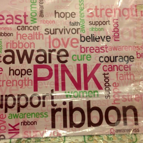 Breast Cancer Awareness auto tag, Pink ribbon car plate - Picture 3 of 4